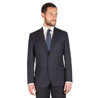 J by Jasper Conran J by Jasper Conran Navy stripe 2 button front regular fit business suit jacket